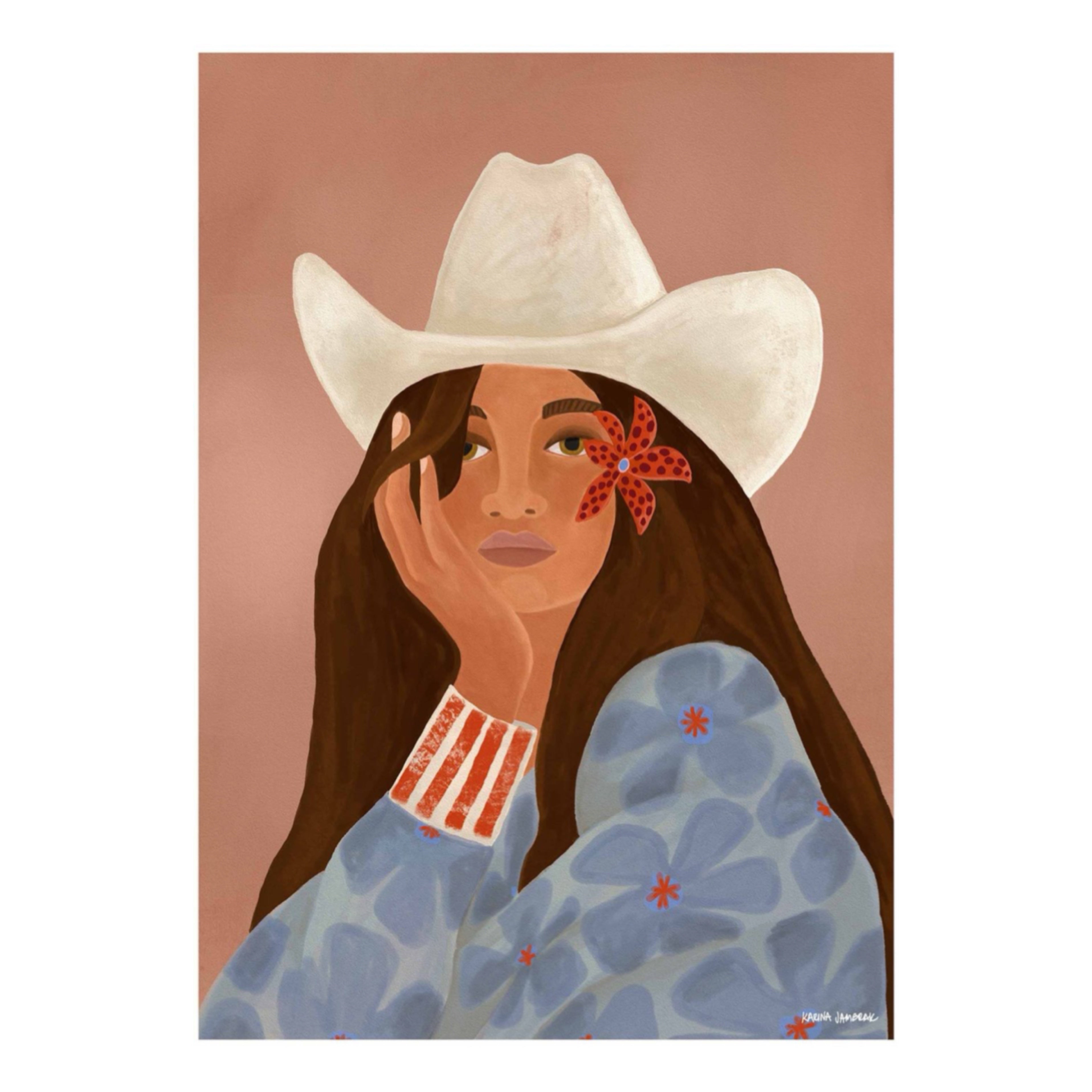 【karina jambrak art】island ranch girl