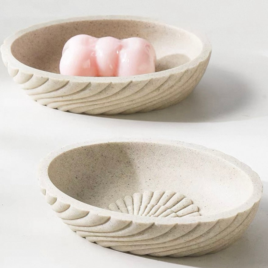 shell resin soap dish