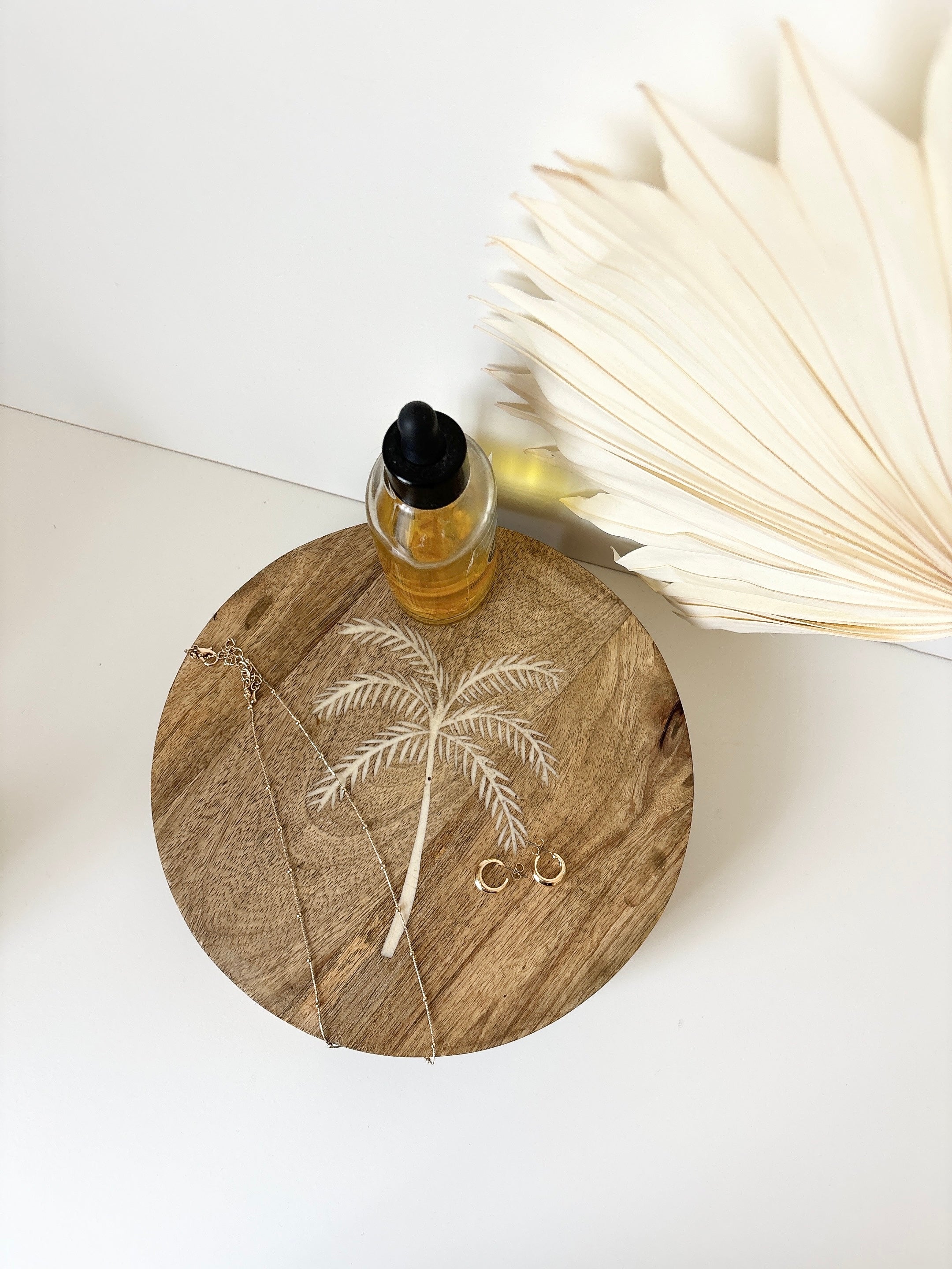 tropic wood inlay footed board