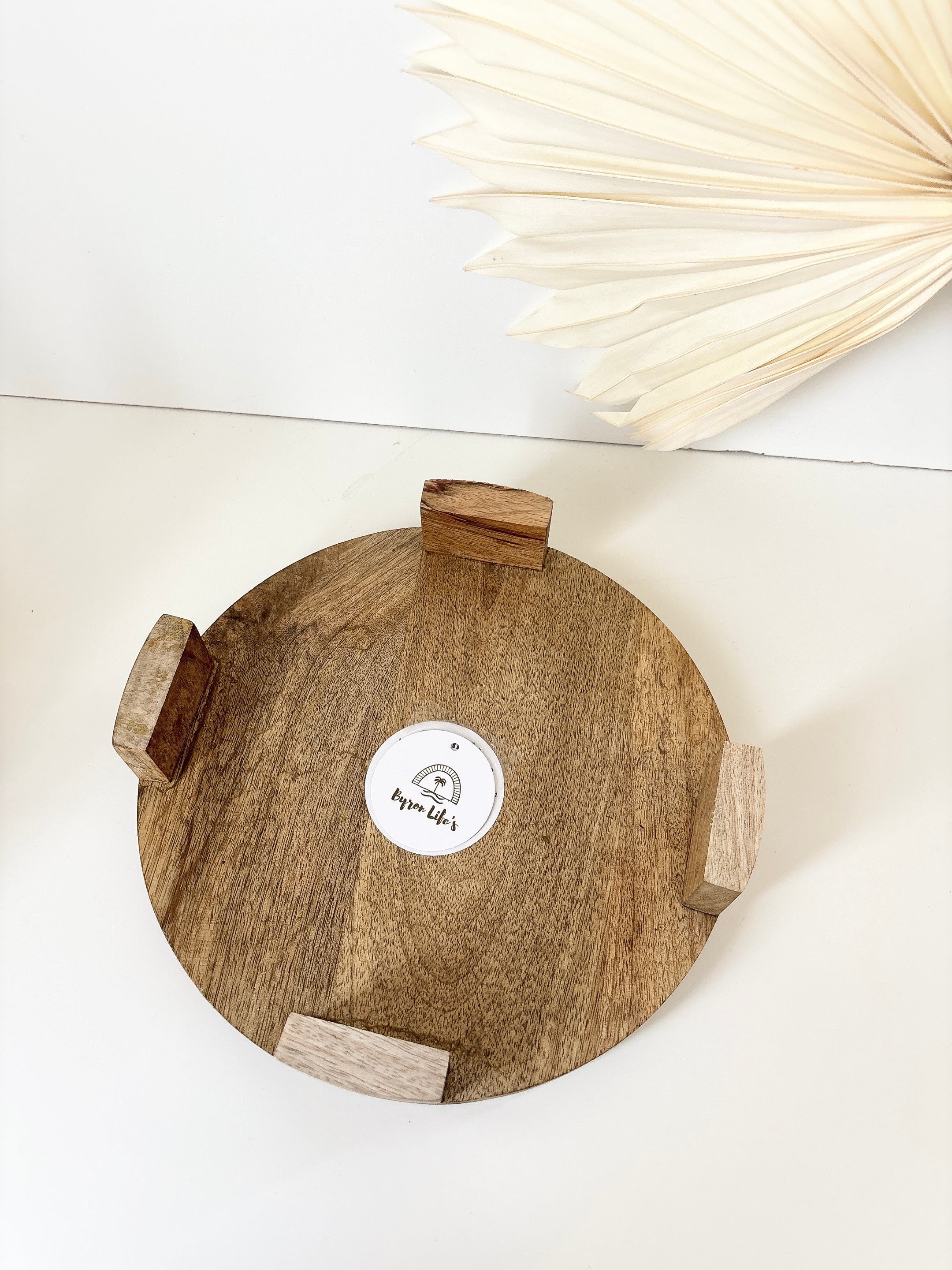 tropic wood inlay footed board