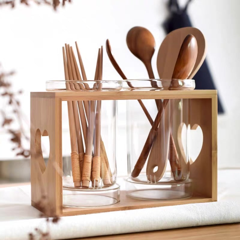 heart chopstick holder