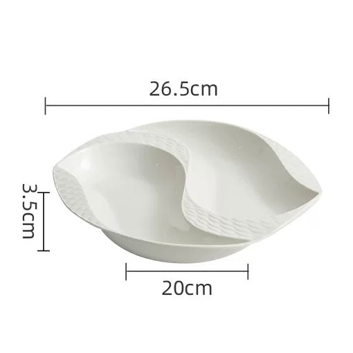 wavy design plate
