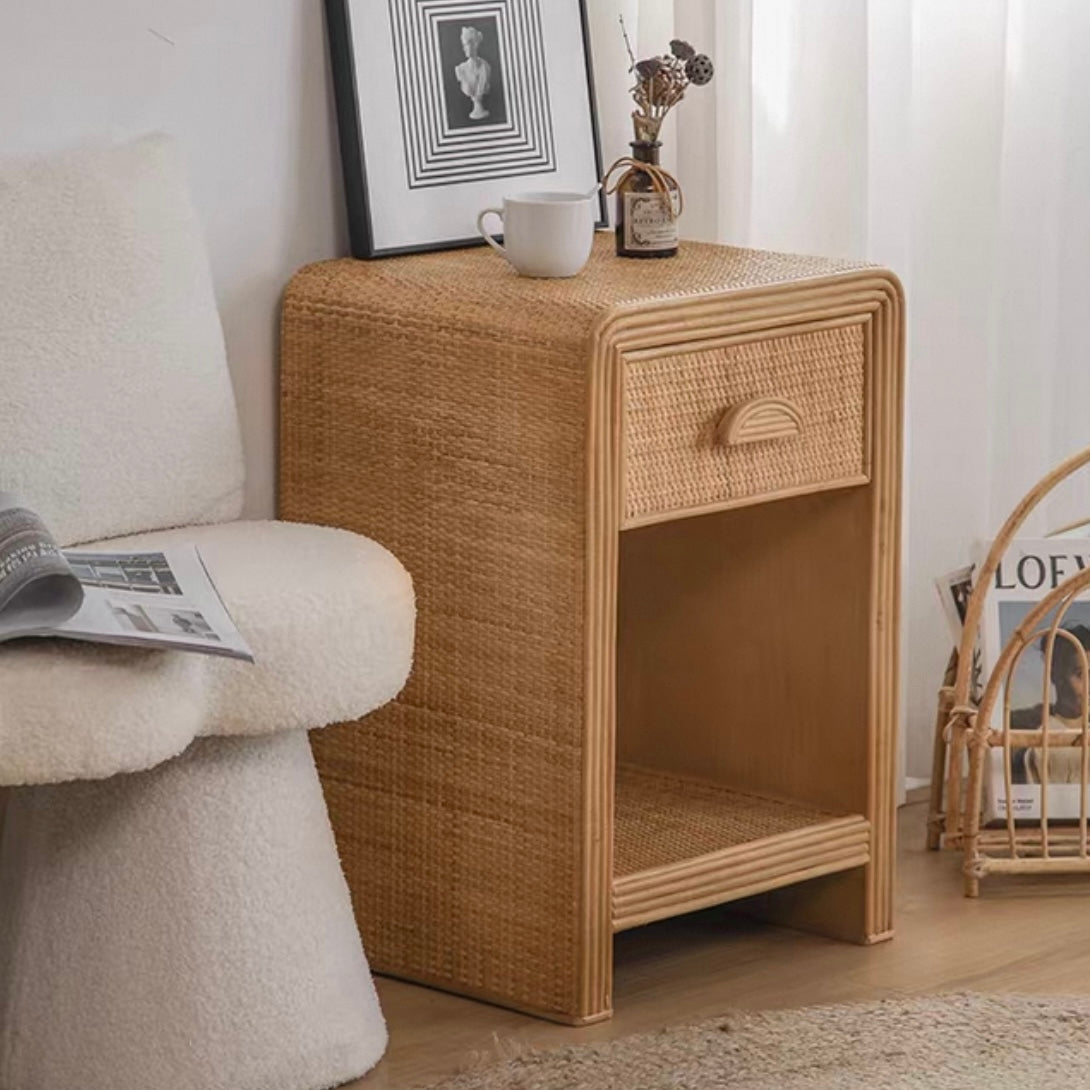 rattan retro rack