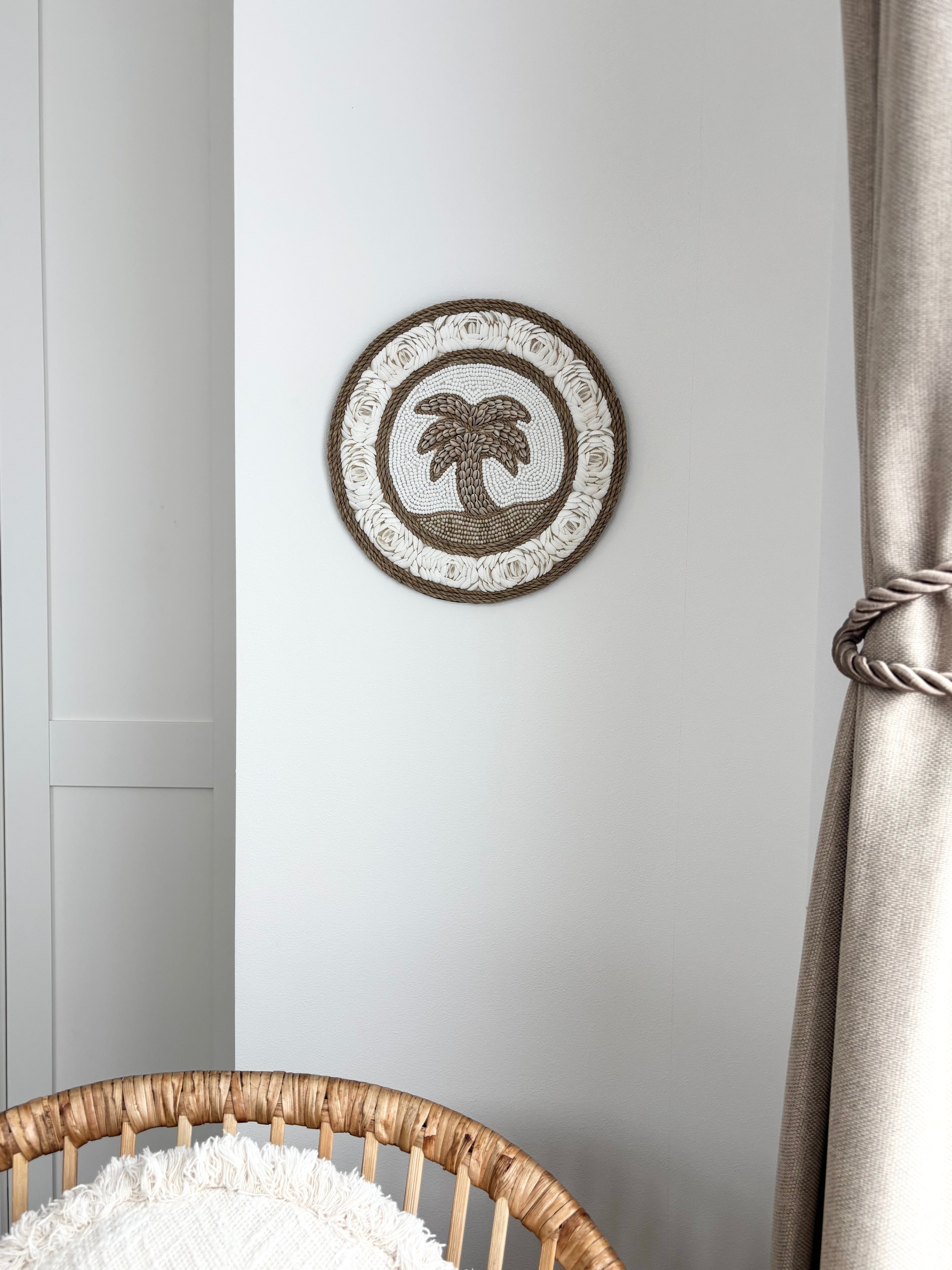 coastal palm wall decor