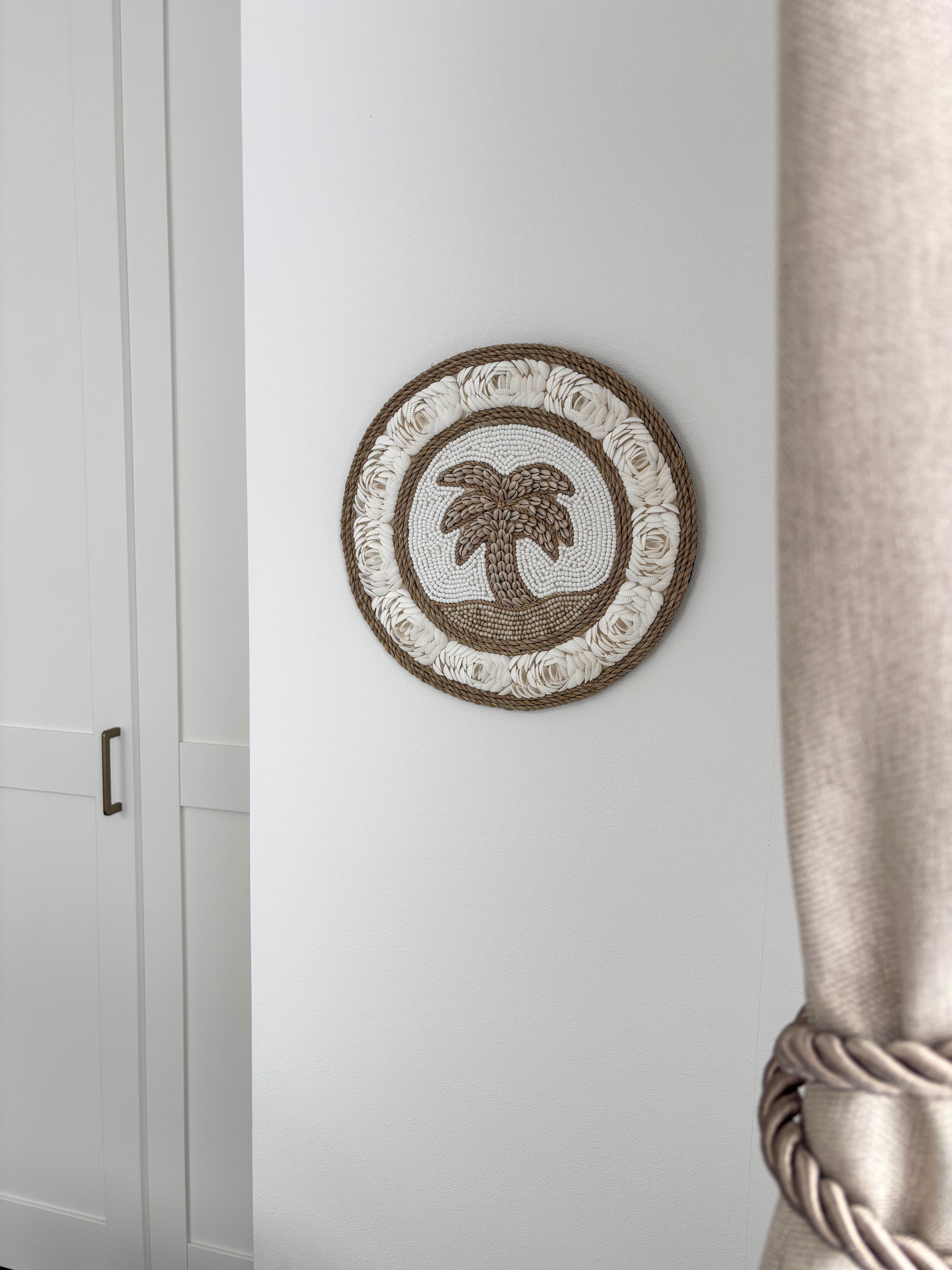 coastal palm wall decor