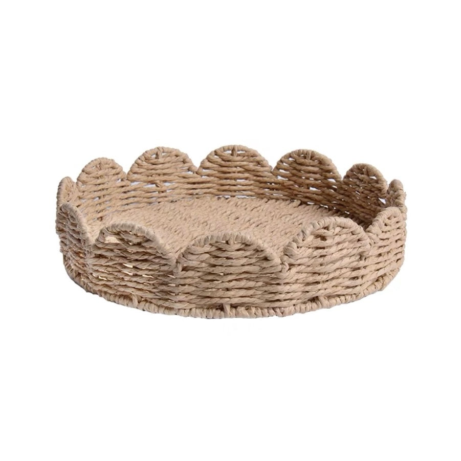paper rope rim tray