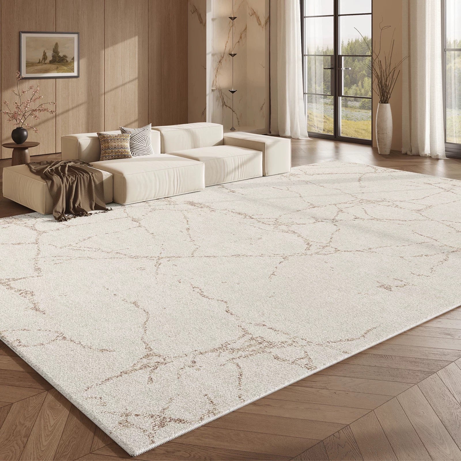 marble style rug