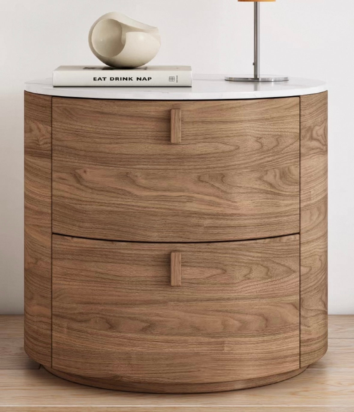 marble round modern cabinet