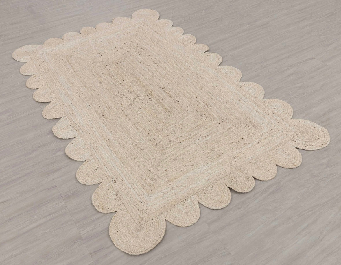 carina scallop jute rug