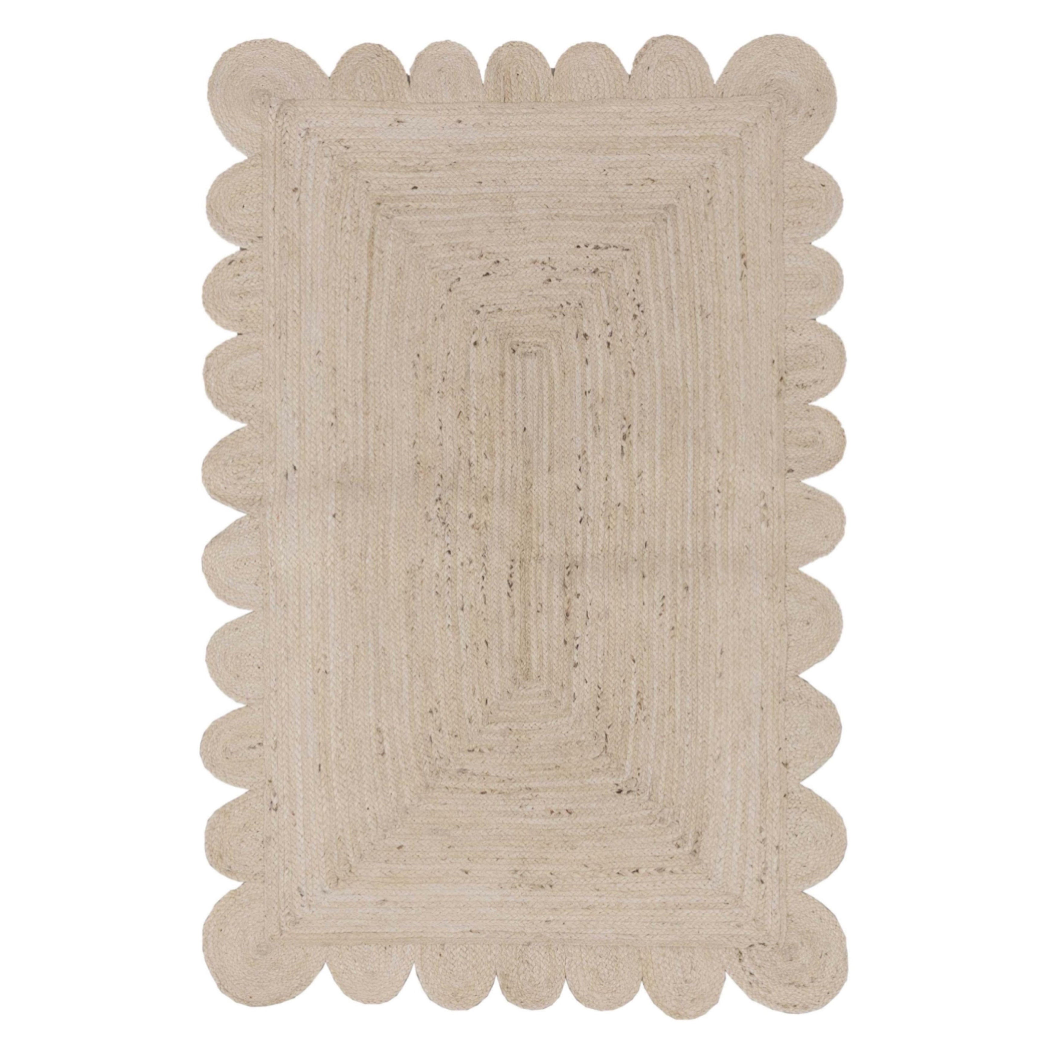 carina scallop jute rug