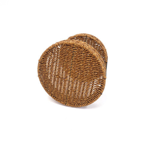 rattan iron round rack