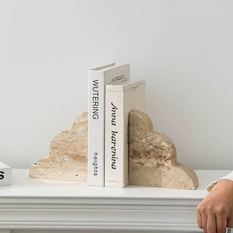 Europe travertine bookend