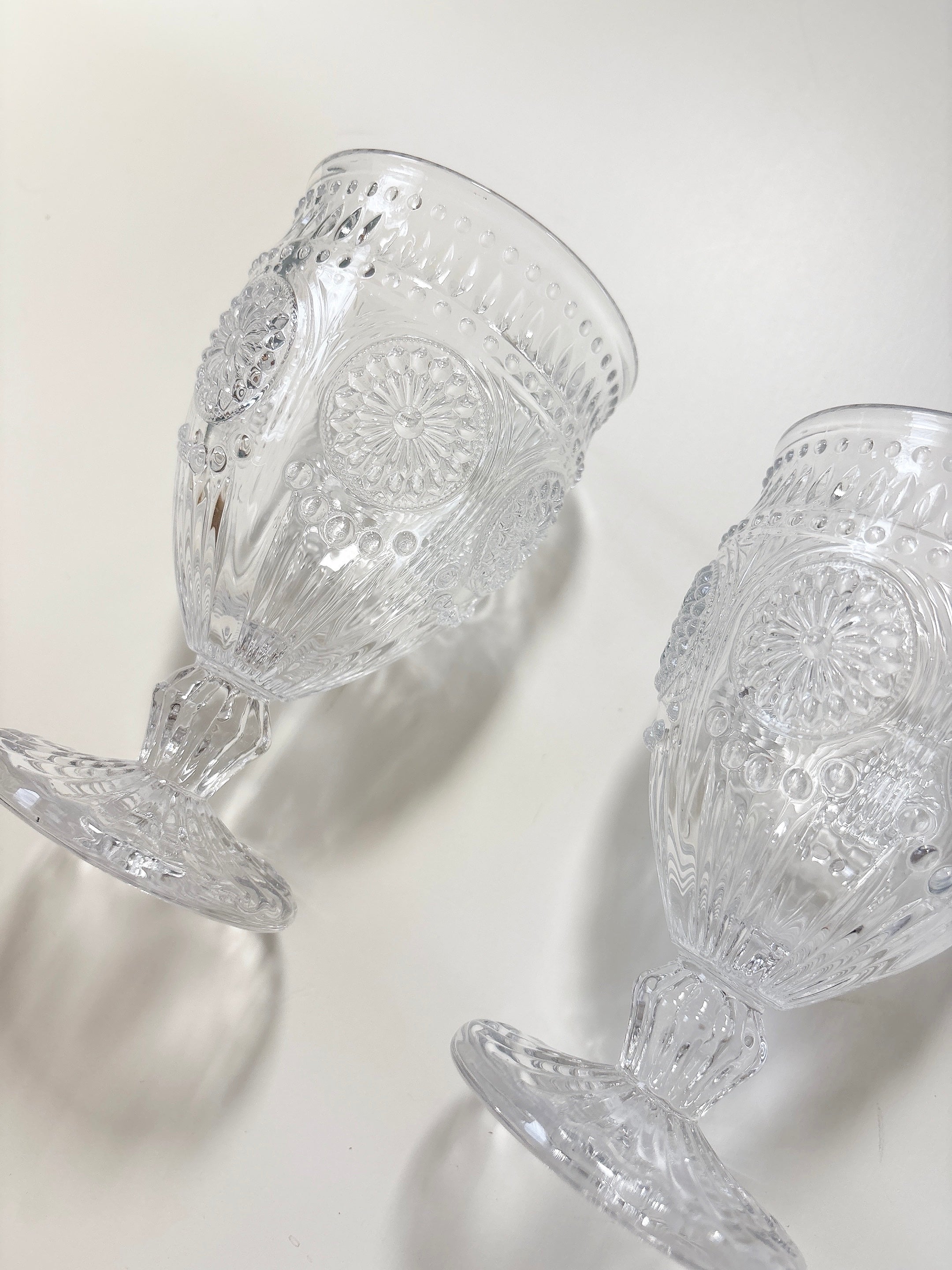DULTON marguerite clear glass