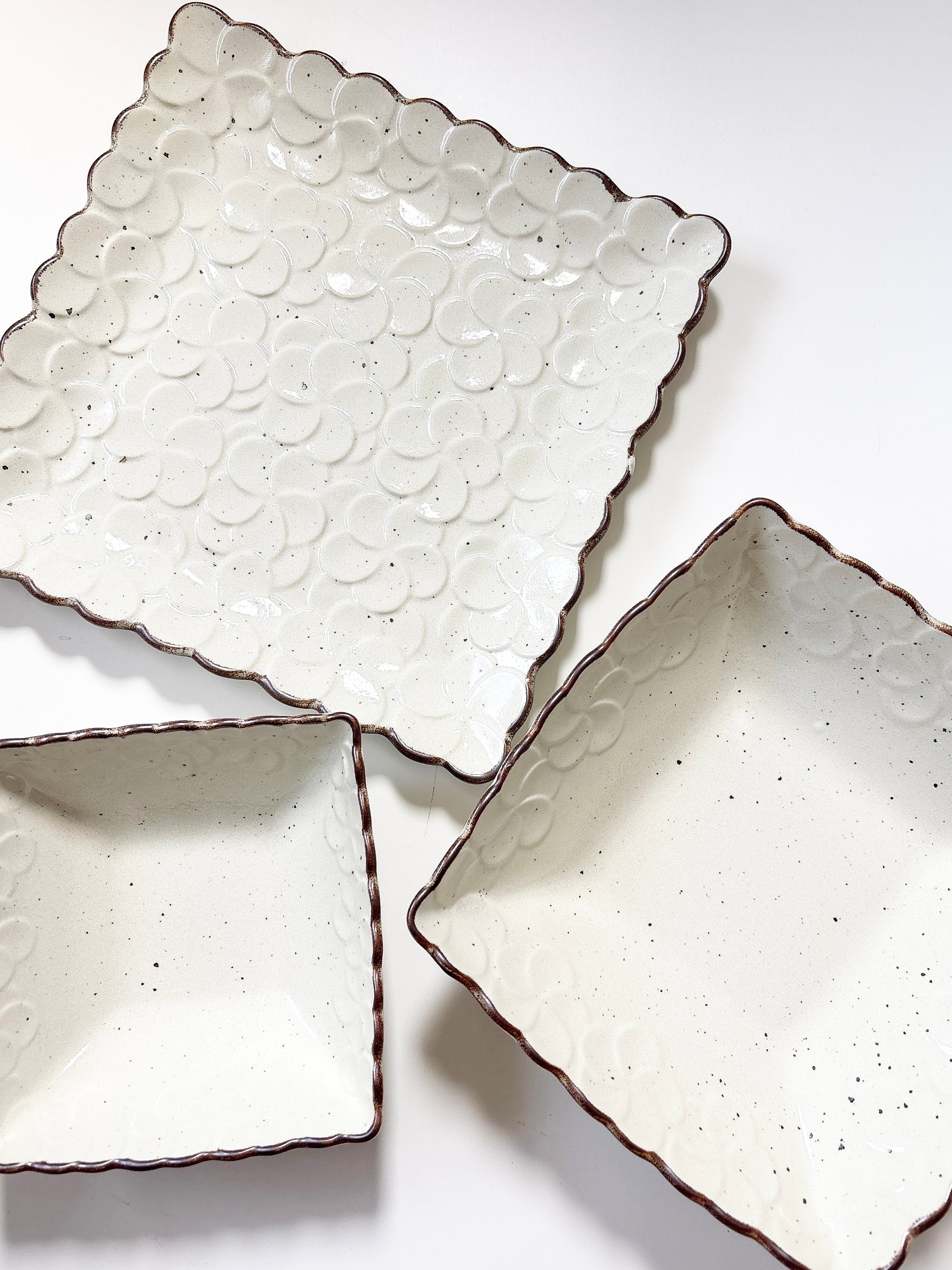 【即納可】plumeria square plate