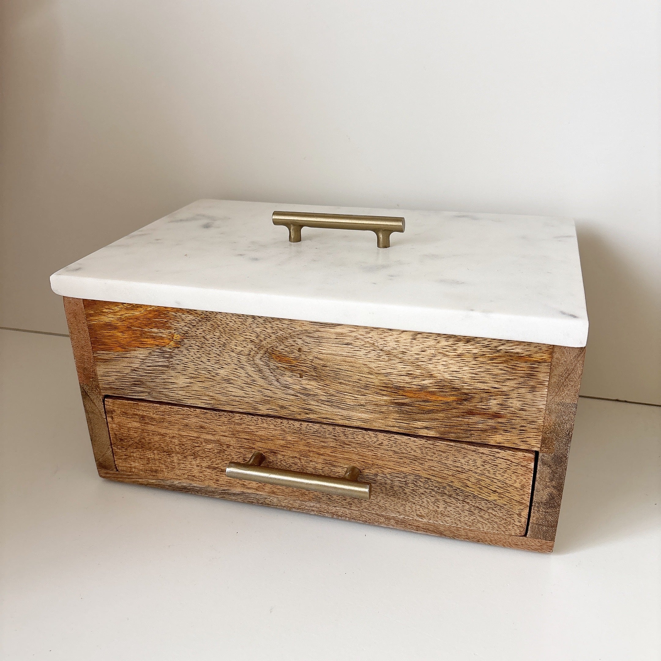 marco marble/wood jewel box