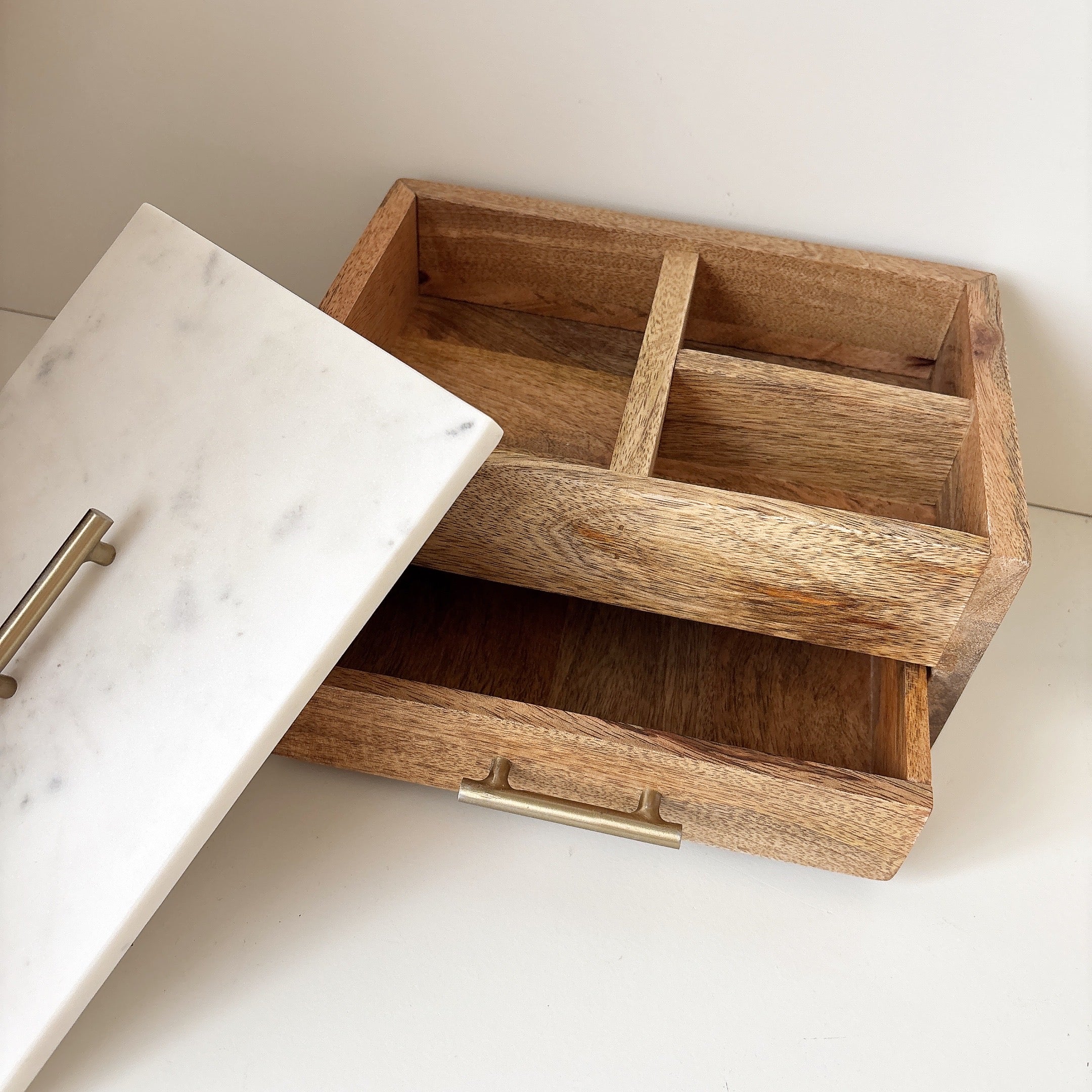 marco marble/wood jewel box