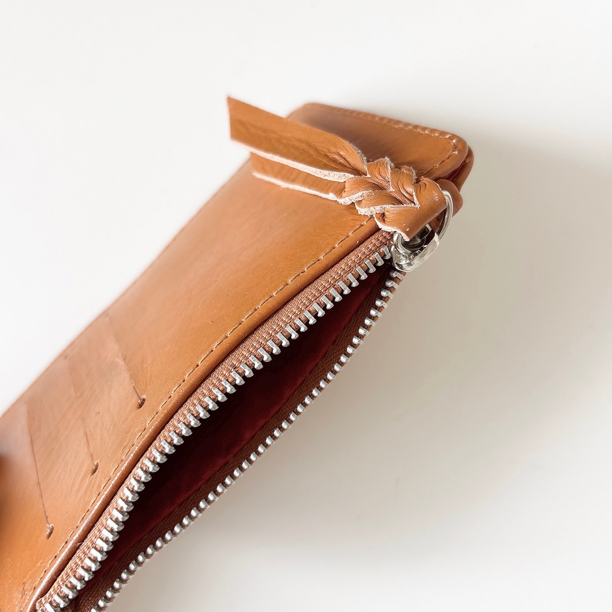 shell leather card case