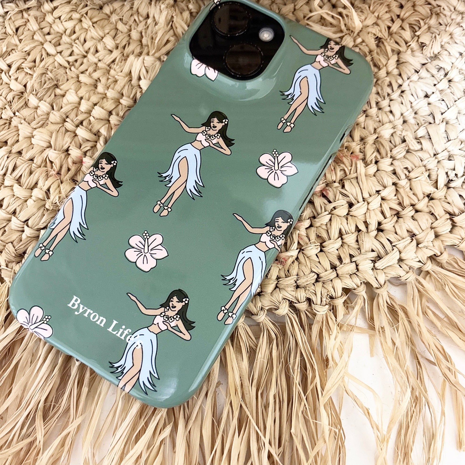 hula girls vintage iPhone case