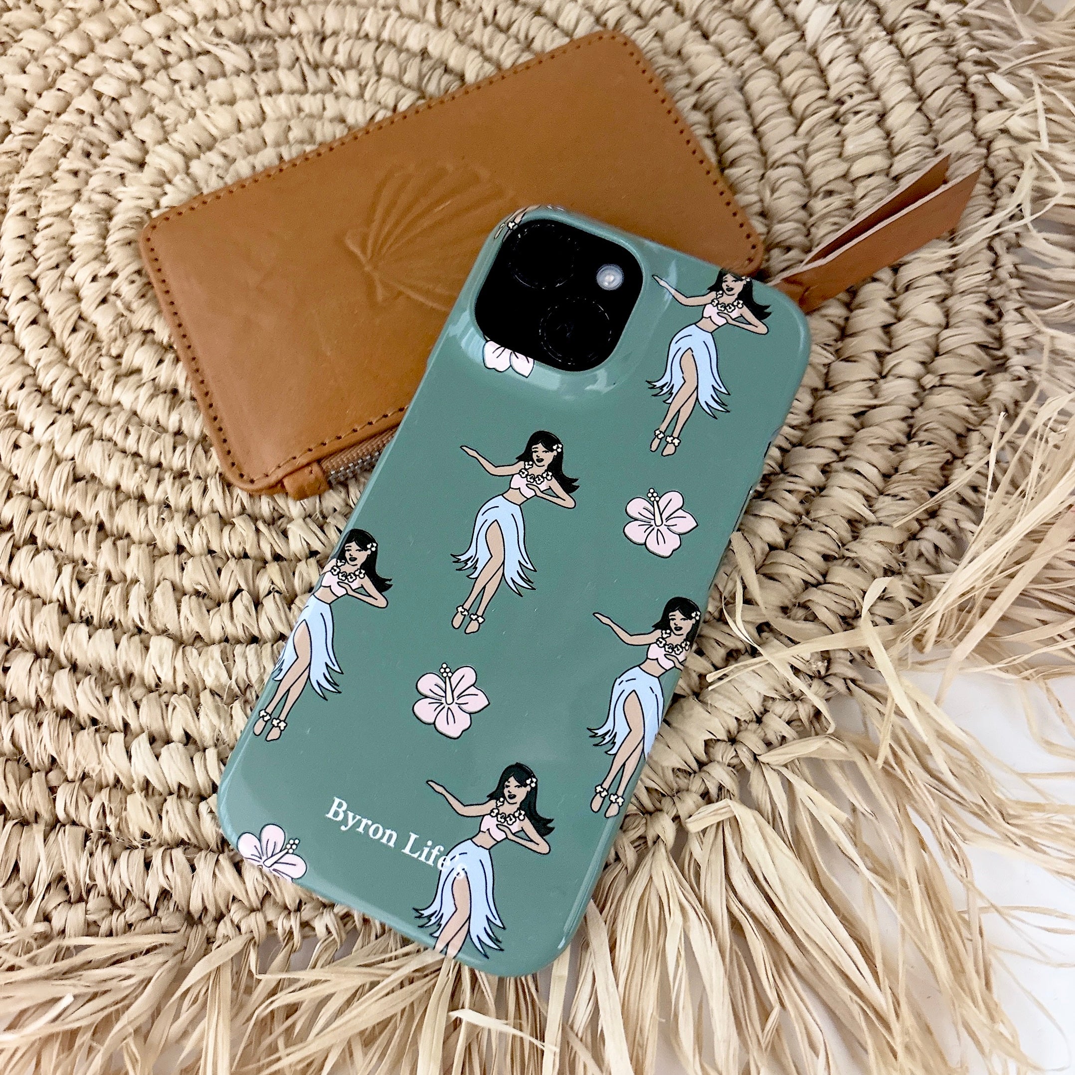 hula girls vintage iPhone case