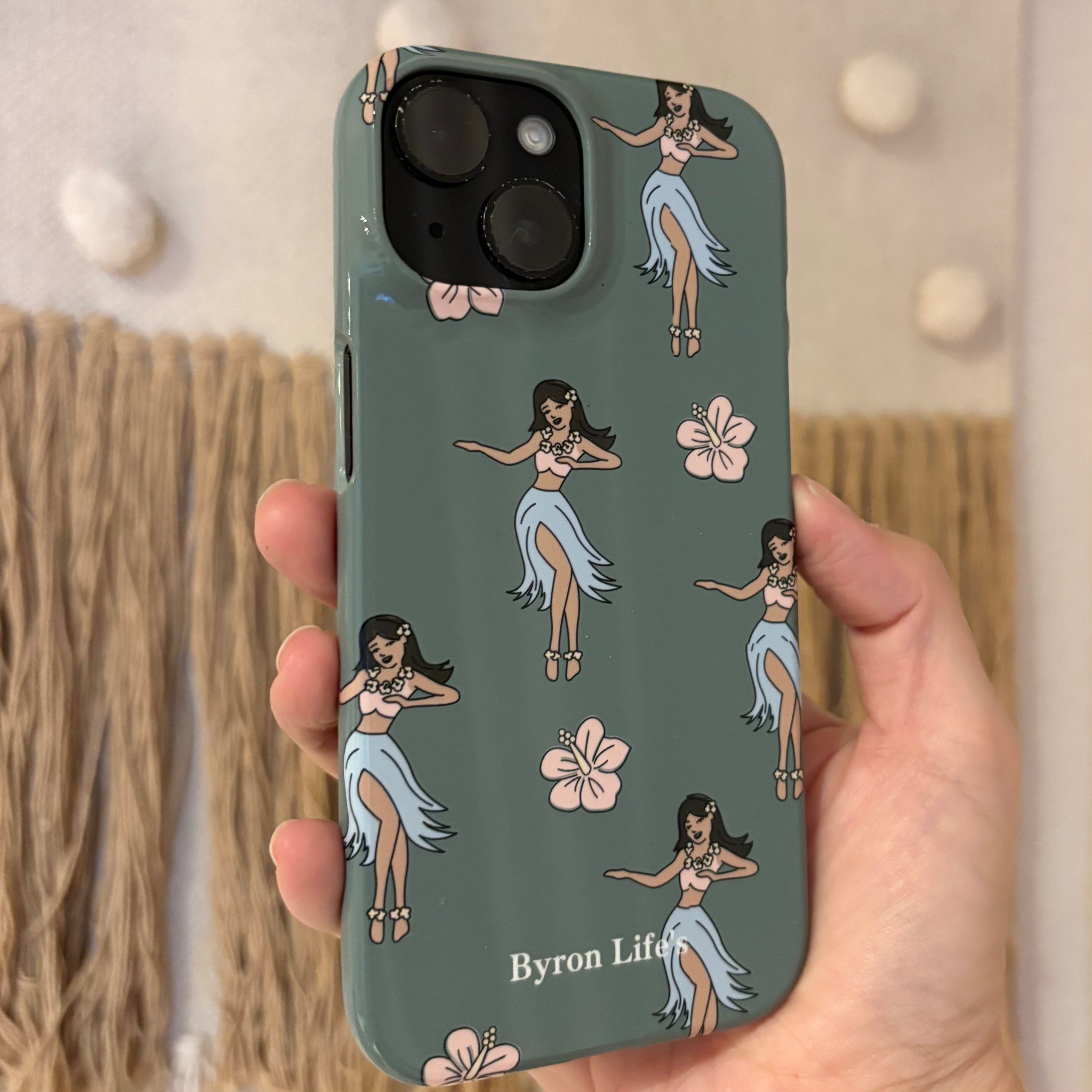 hula girls vintage iPhone case