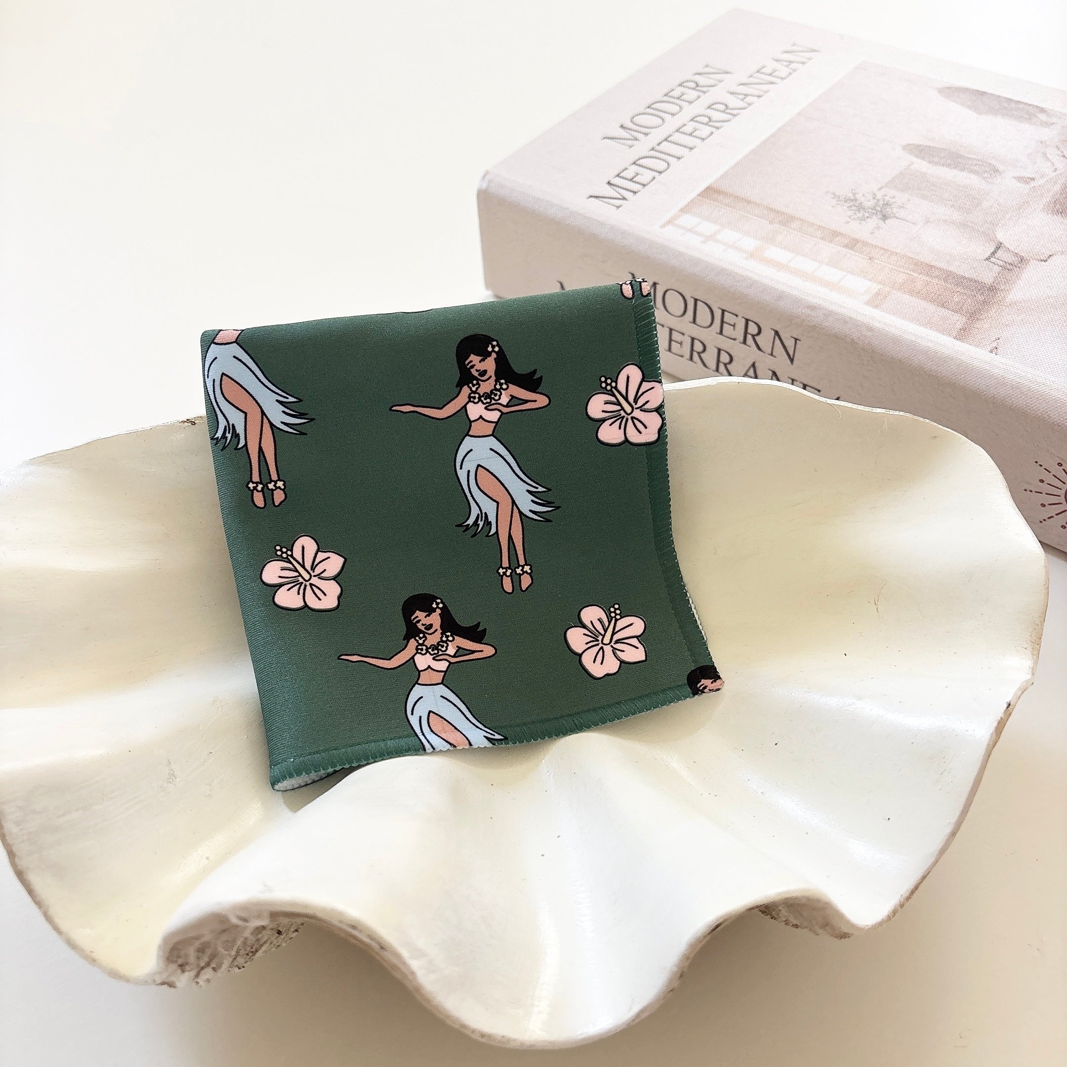 hula girls hand towel