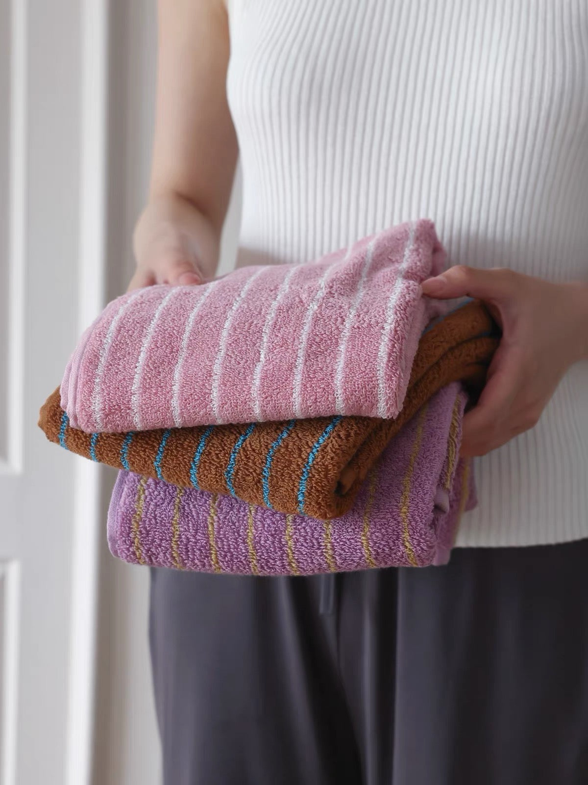 mellow stripe towel