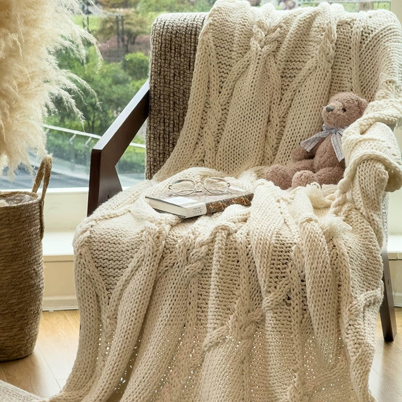 braided chunky blanket