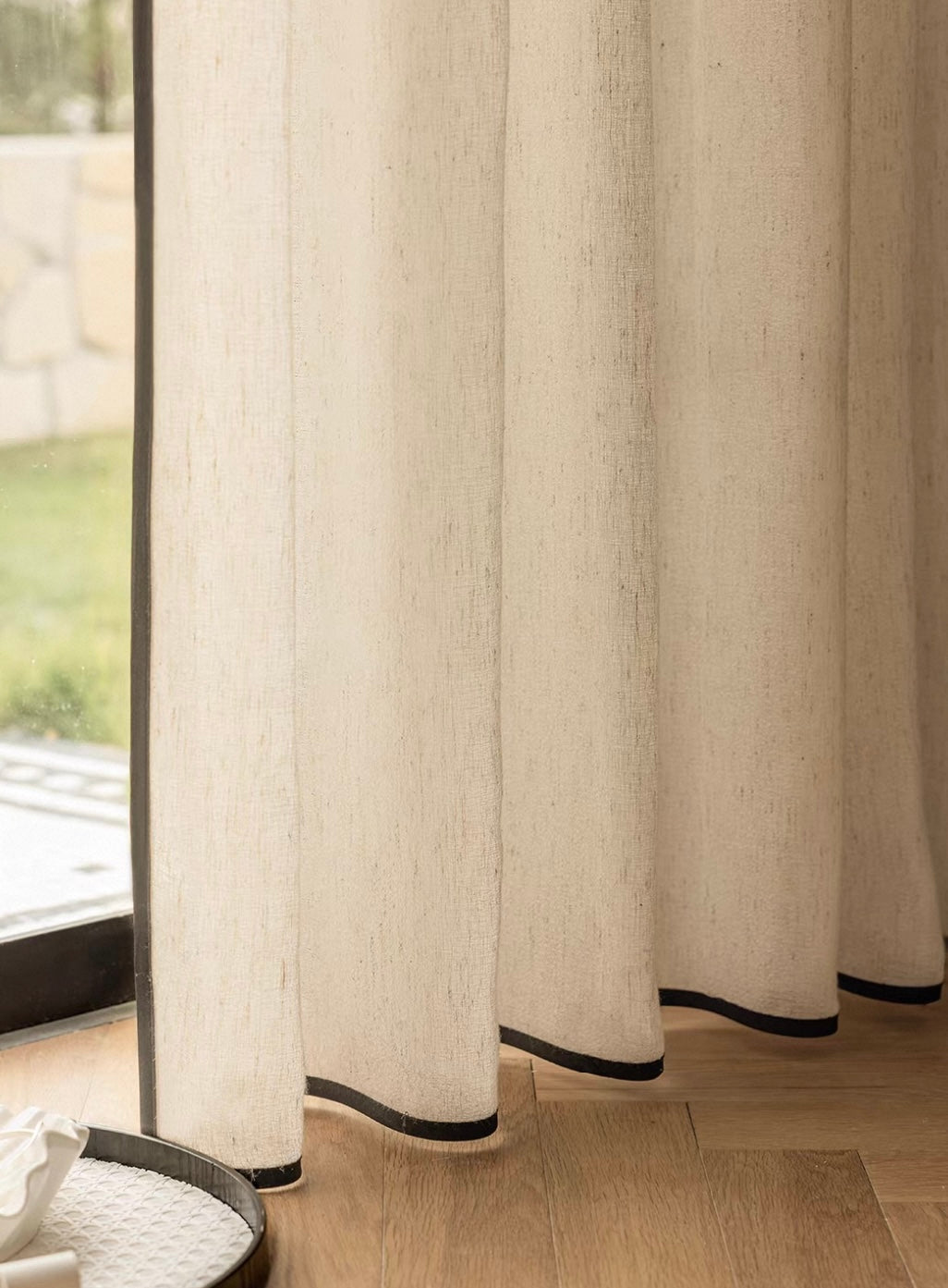 French layered curtain