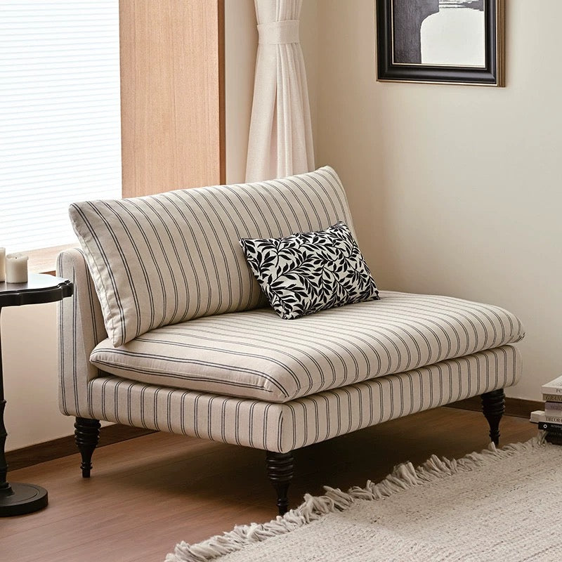 striped classic sofa