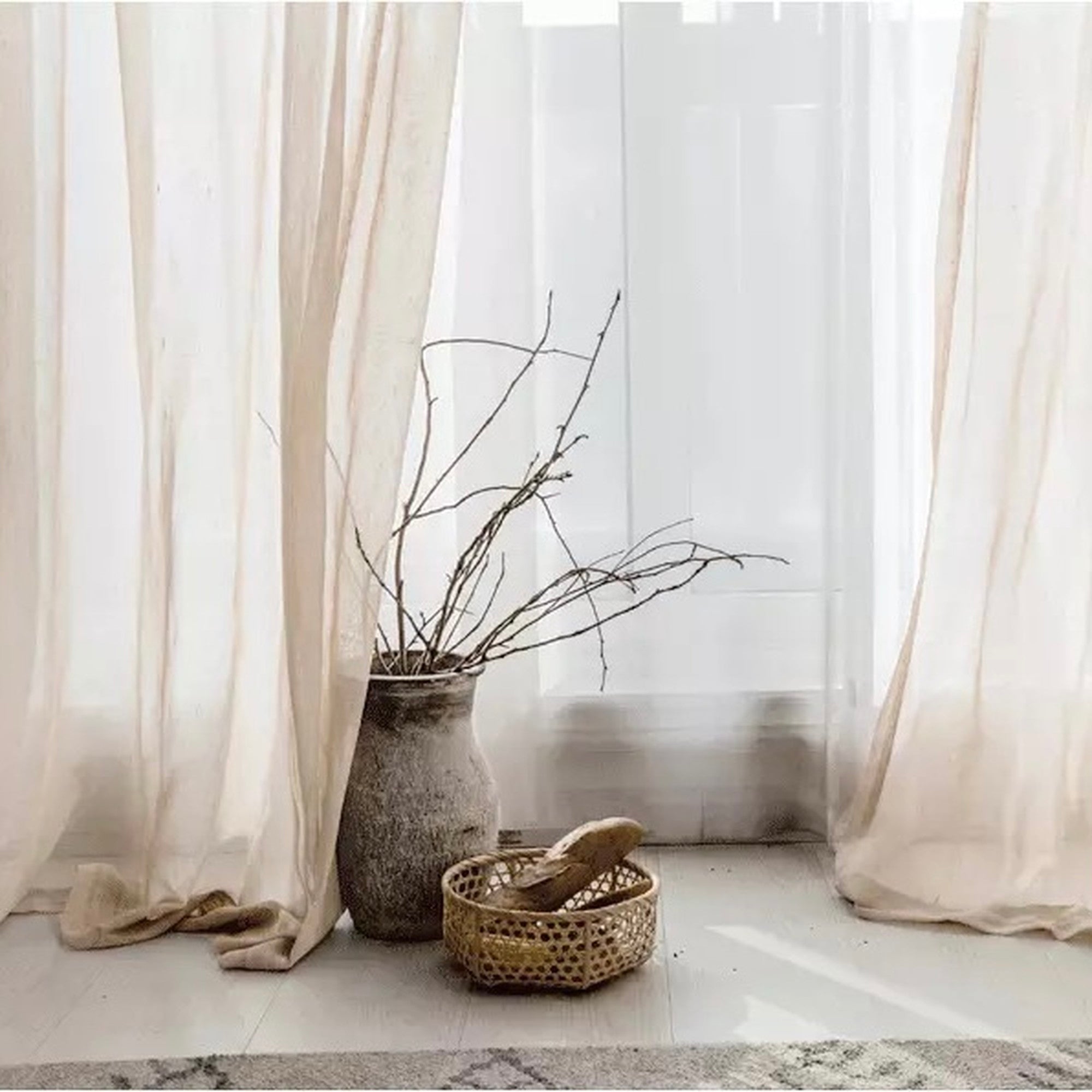 linen simple curtain