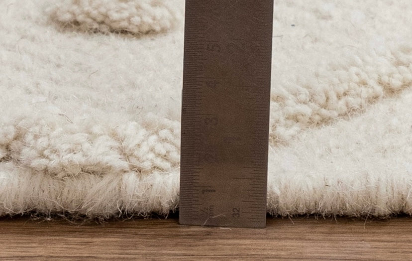 boho inspired hand woven rug