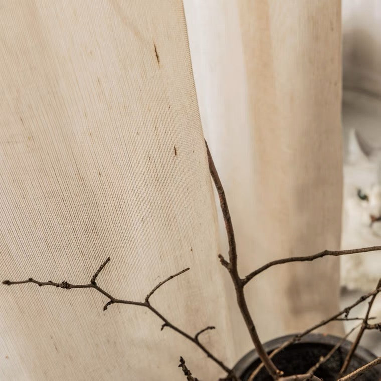 linen simple curtain