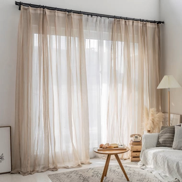 linen simple curtain