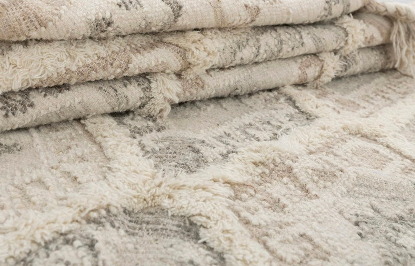 scandinavian hand woven rug