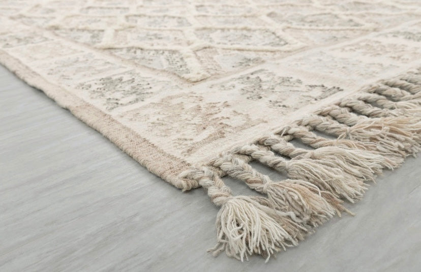 scandinavian hand woven rug
