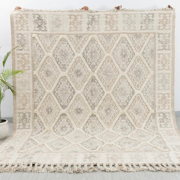 scandinavian hand woven rug