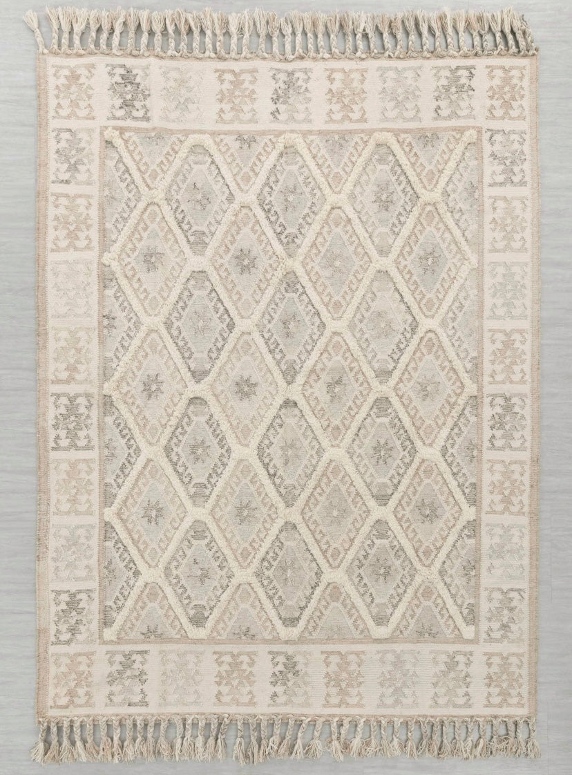 scandinavian hand woven rug