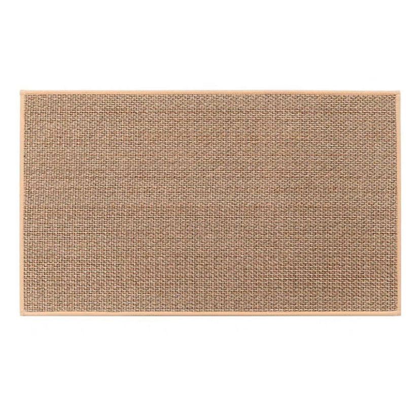 basic linen kitchen mat