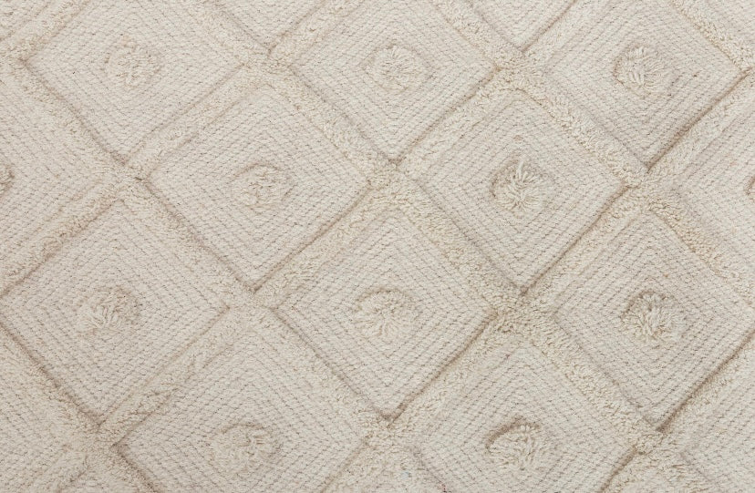 boho inspired hand woven rug