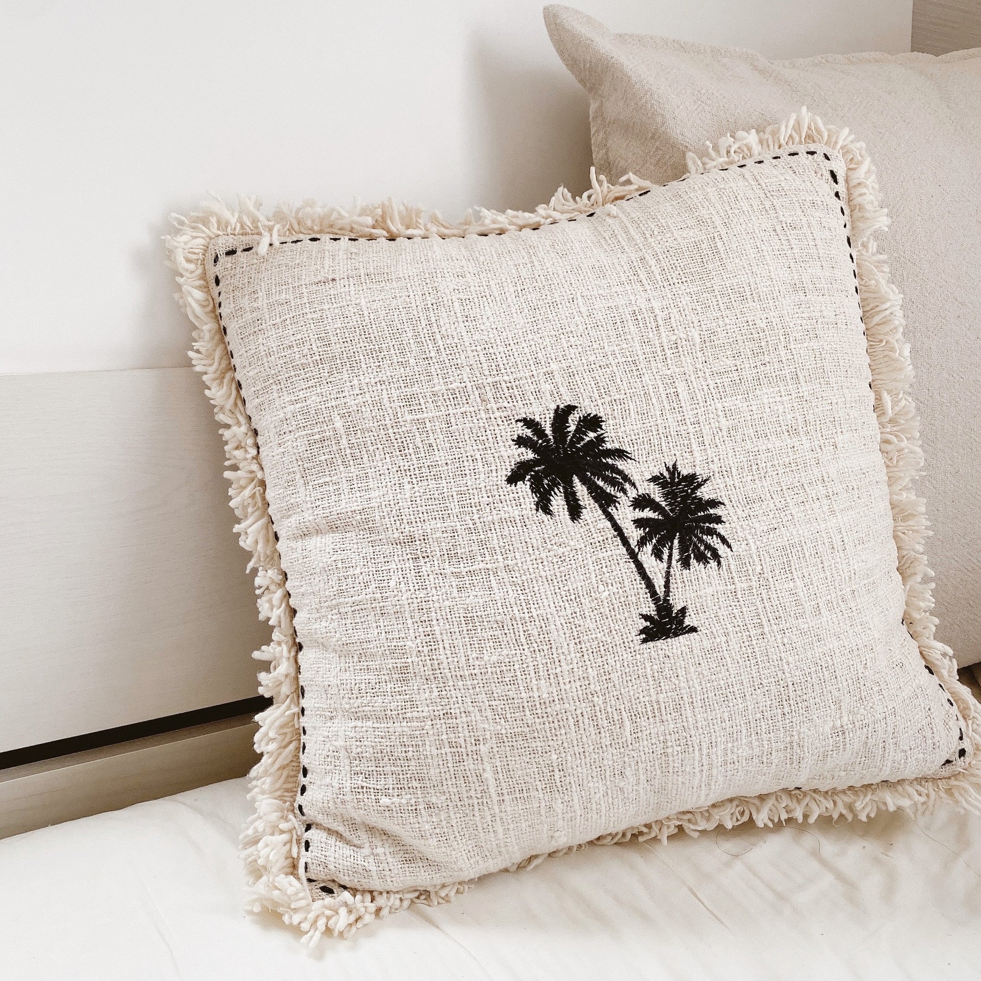 palm tree cushion cover