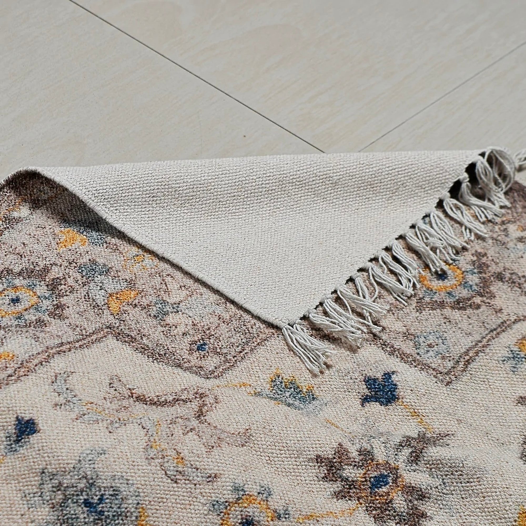 vintage oriental boho rug