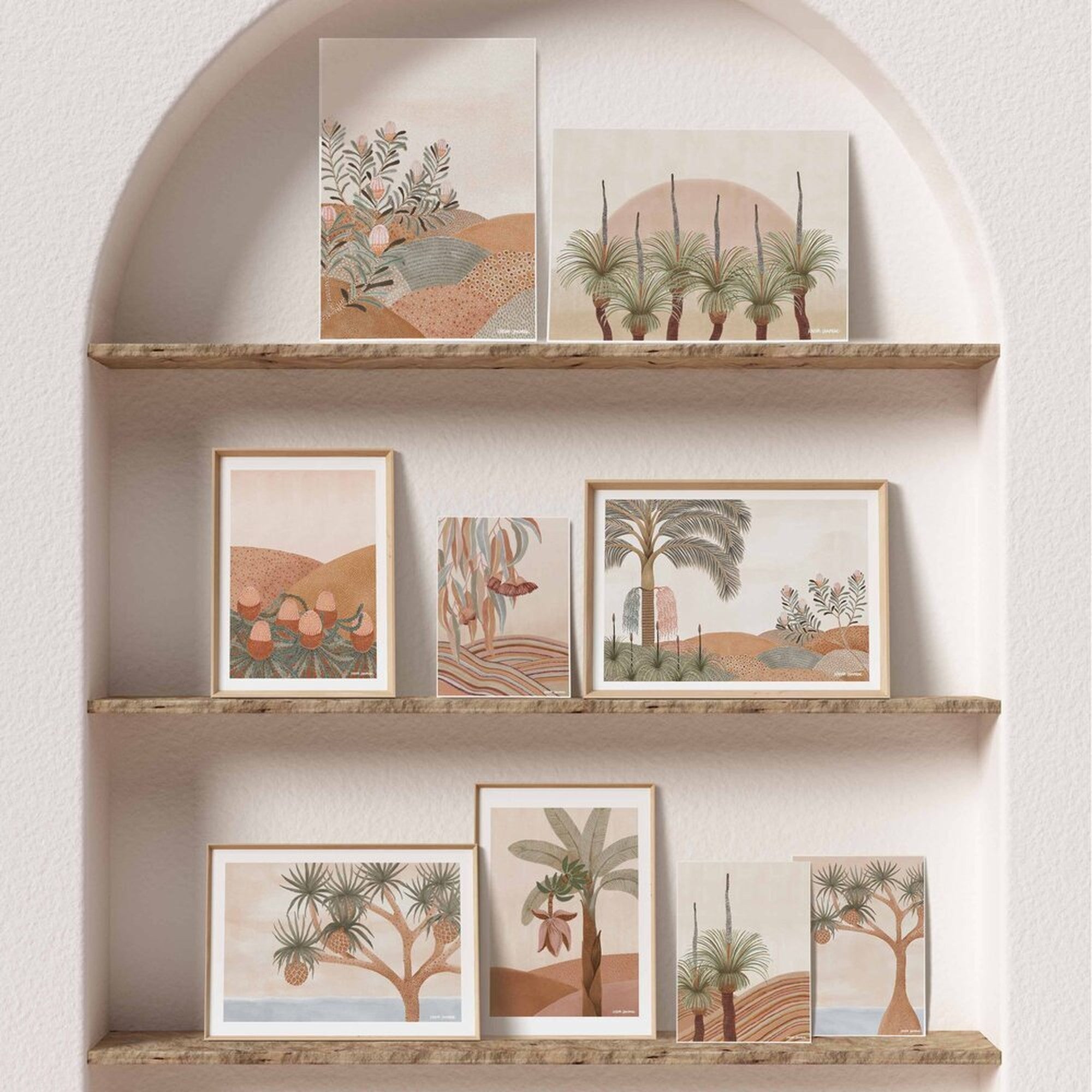 【karina jambrak art】grass tree horizon