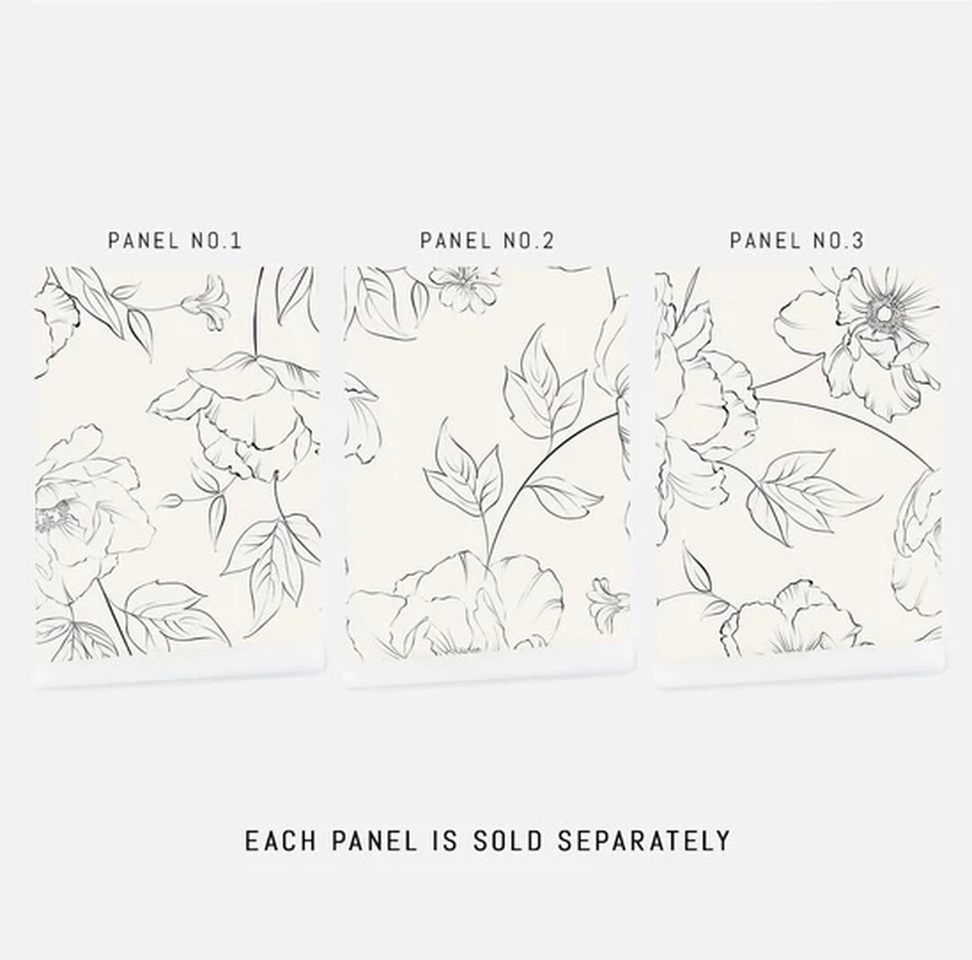 delicate floral design removable wallpaper