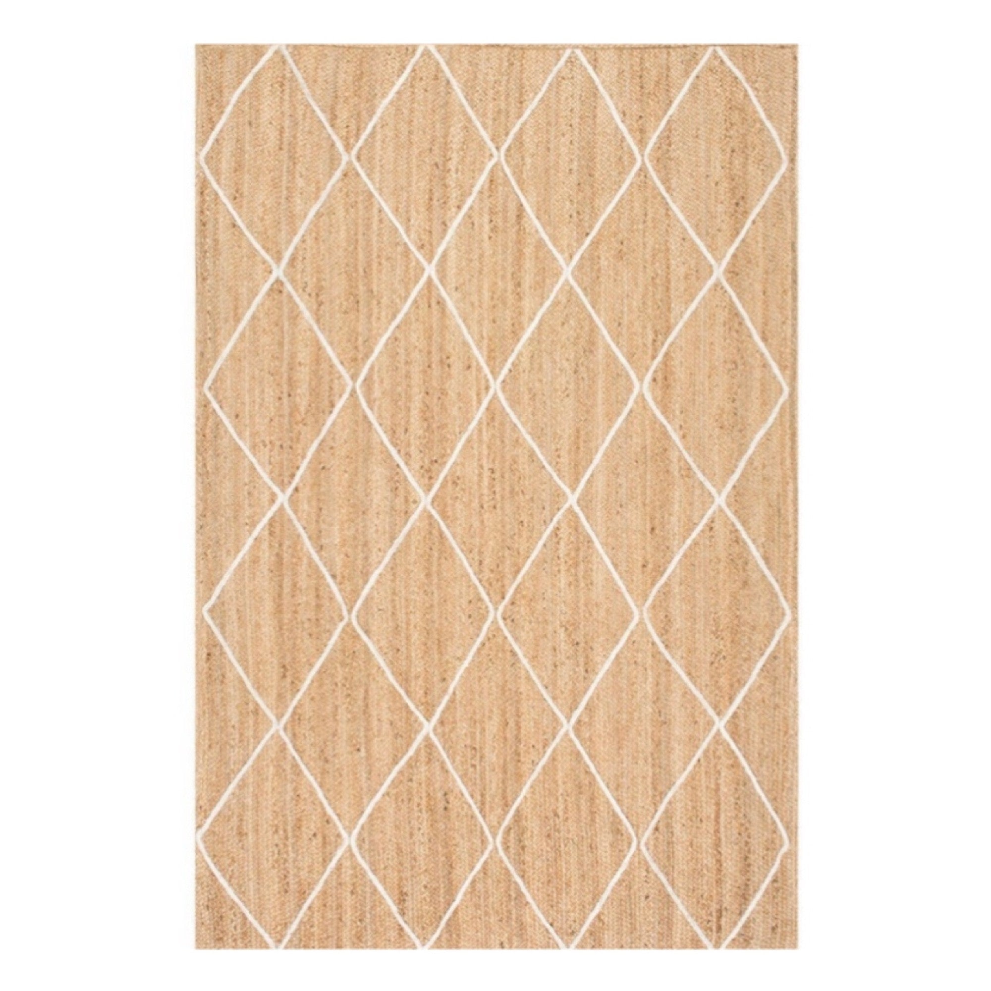 jute diamond pattern rug