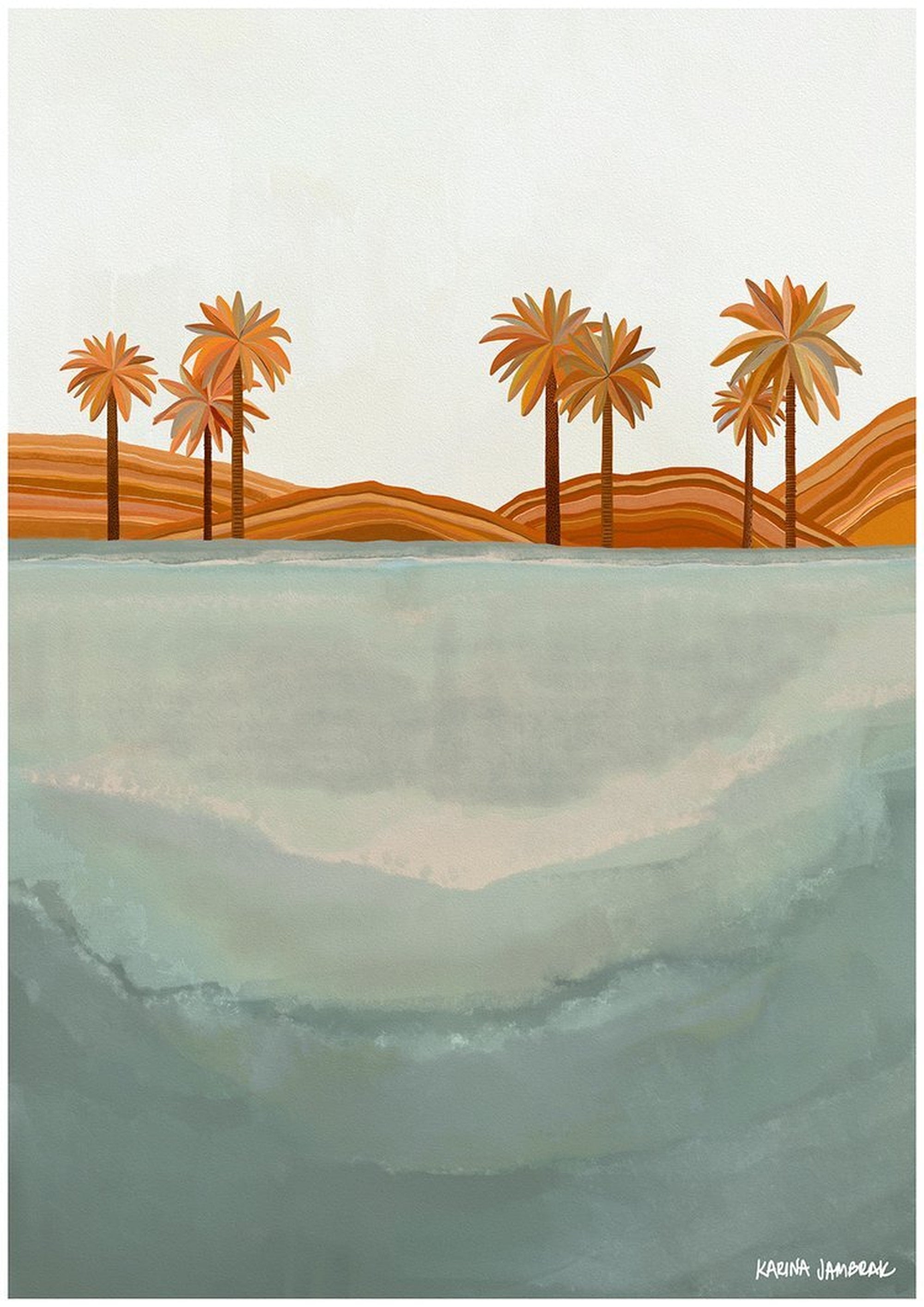 【karina jambrak art】shoreline horizon