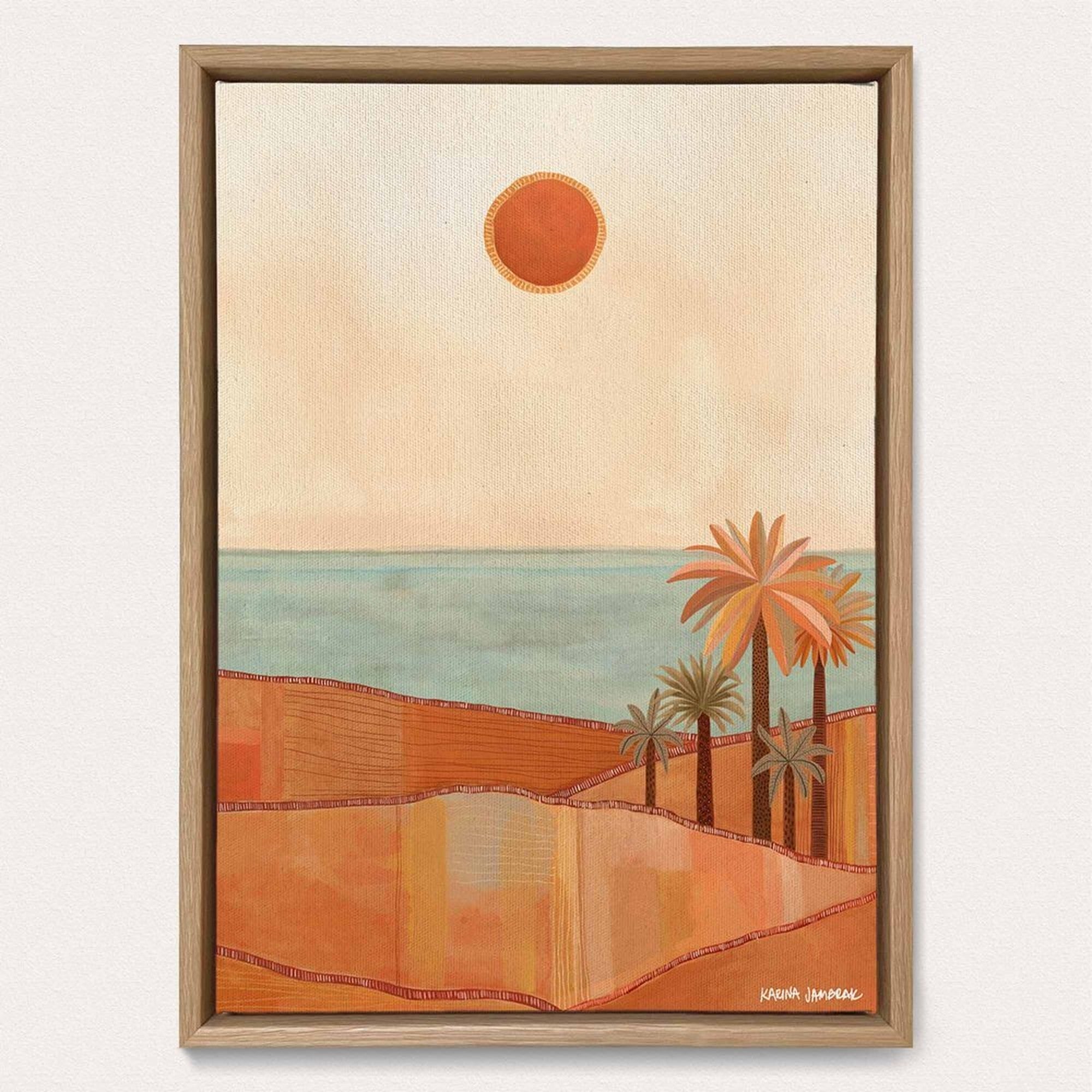 【karina jambrak art】red sun sky