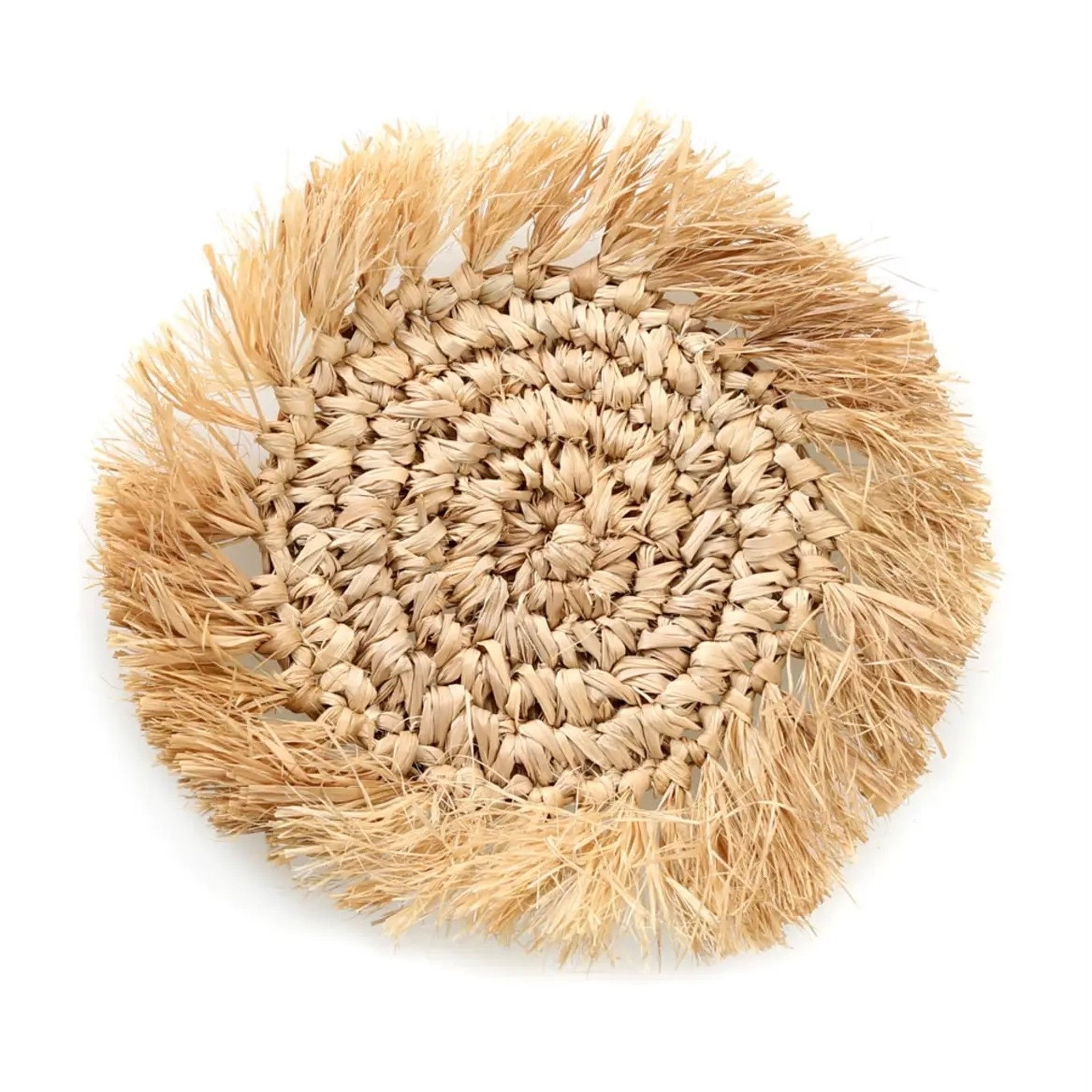 straw grass coaster