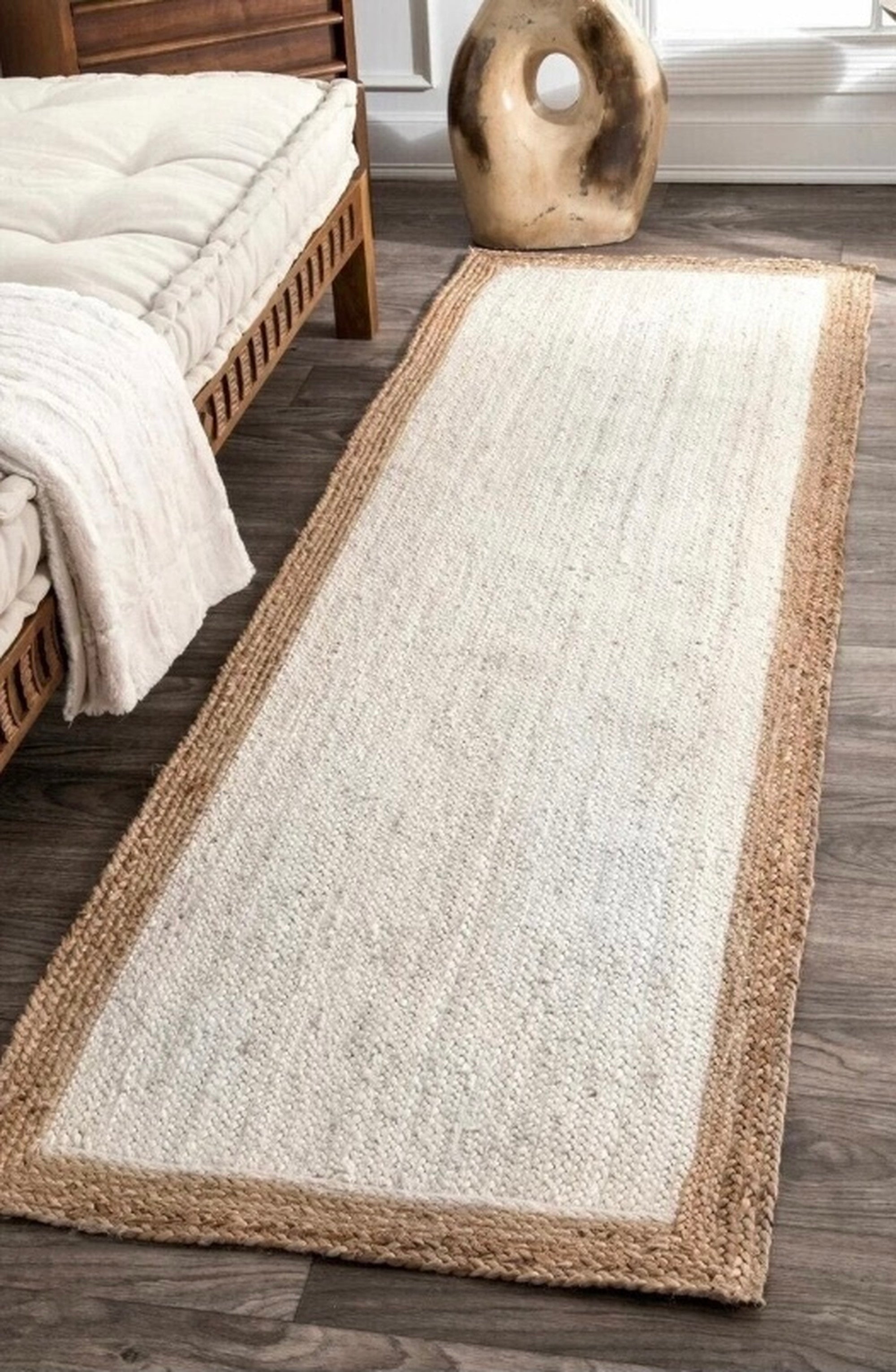 boho jute runner rug