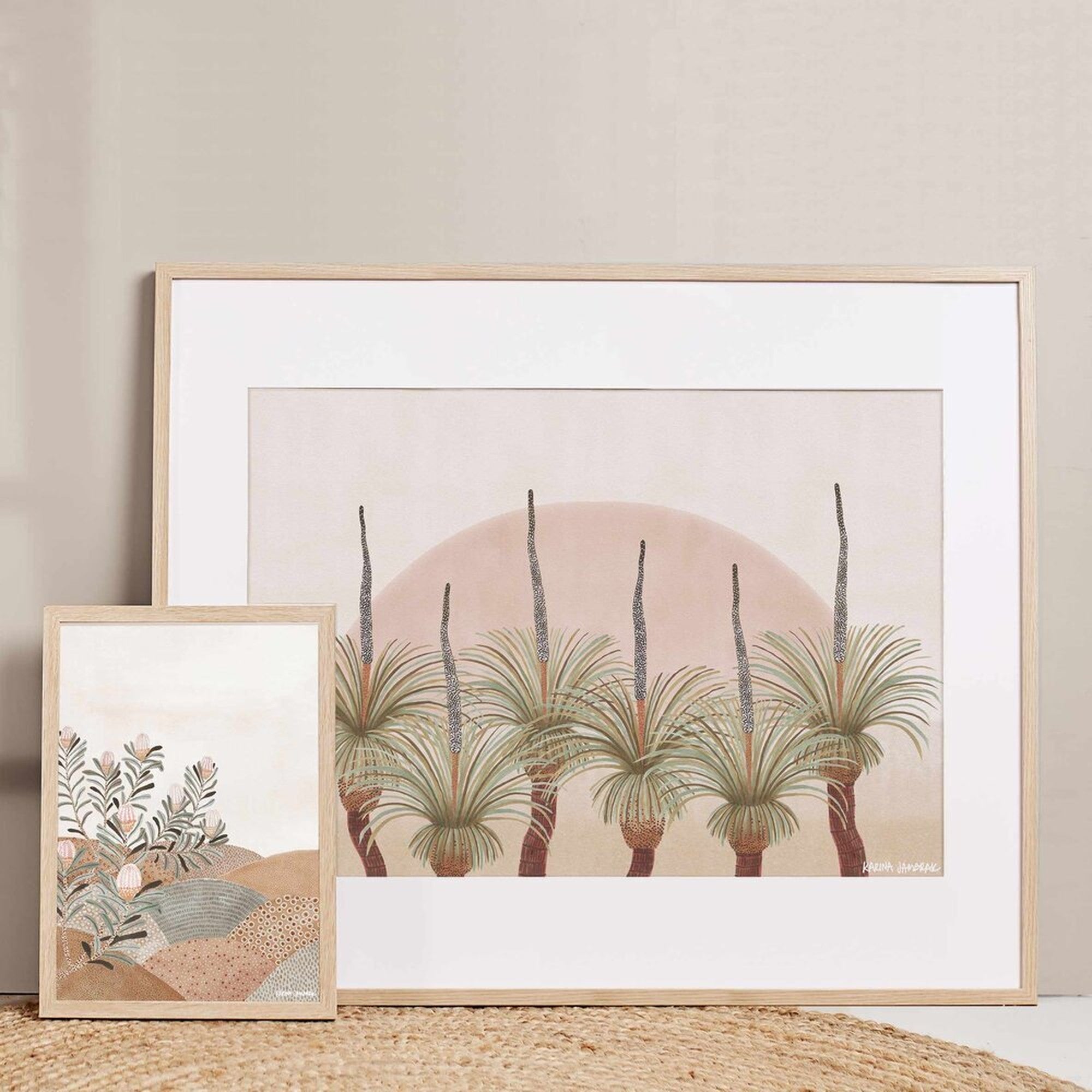 【karina jambrak art】grass tree horizon