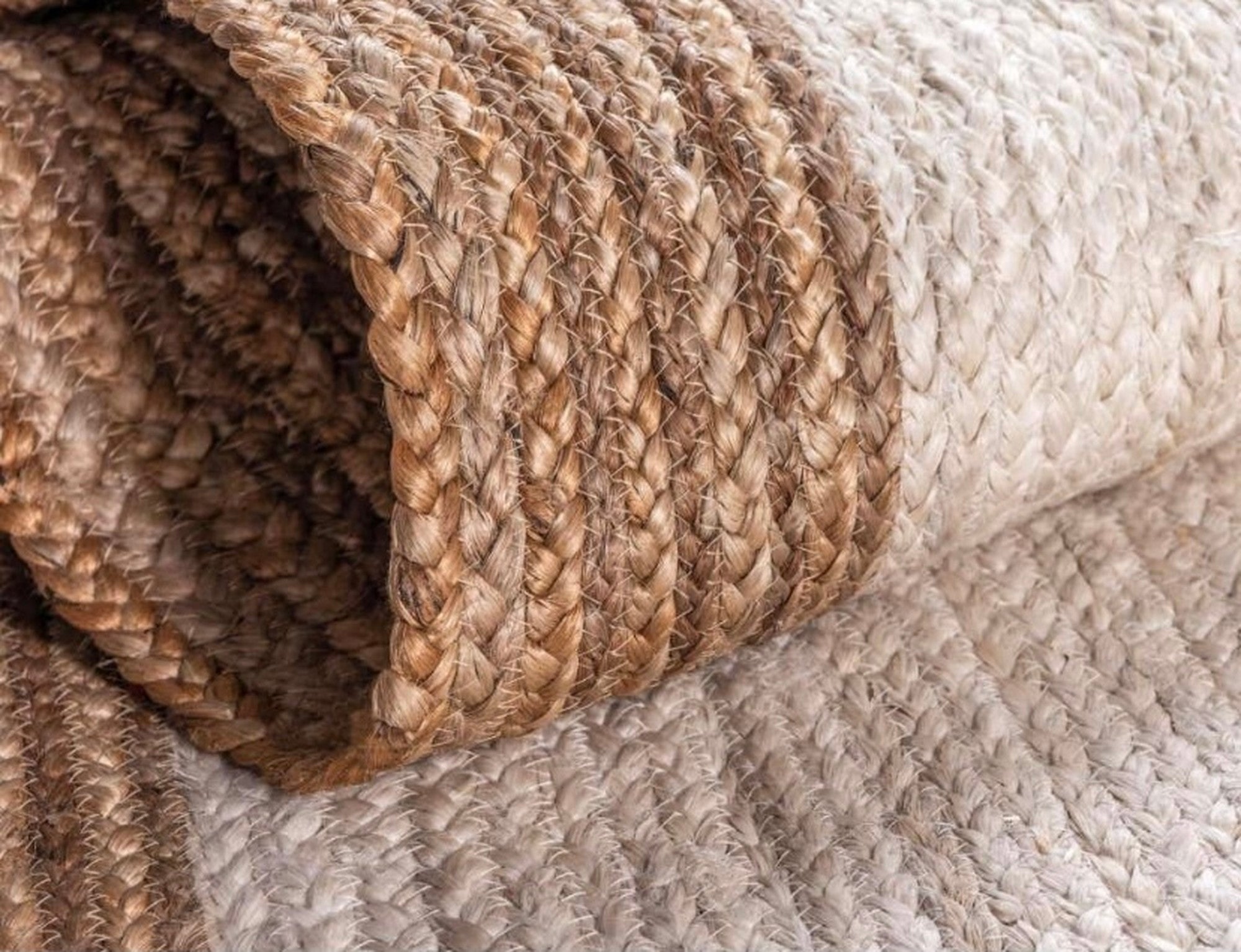 braided jute handwoven rug